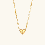 Juliette - Heart Initial Gold Necklace — crafted for everyday quality.