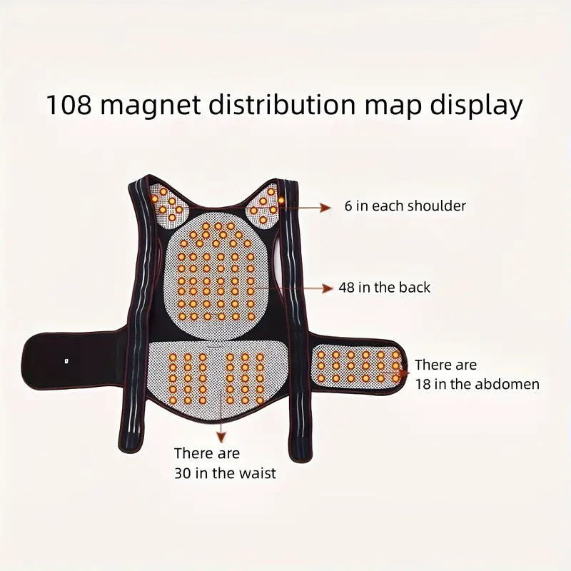 Rückenstützgurt - Magnetisches Design - Formulaire de Passe Verstellbare