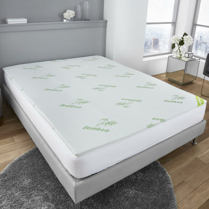 Surmatelas de luxe en bambou pour un confort et un soutien ultimes