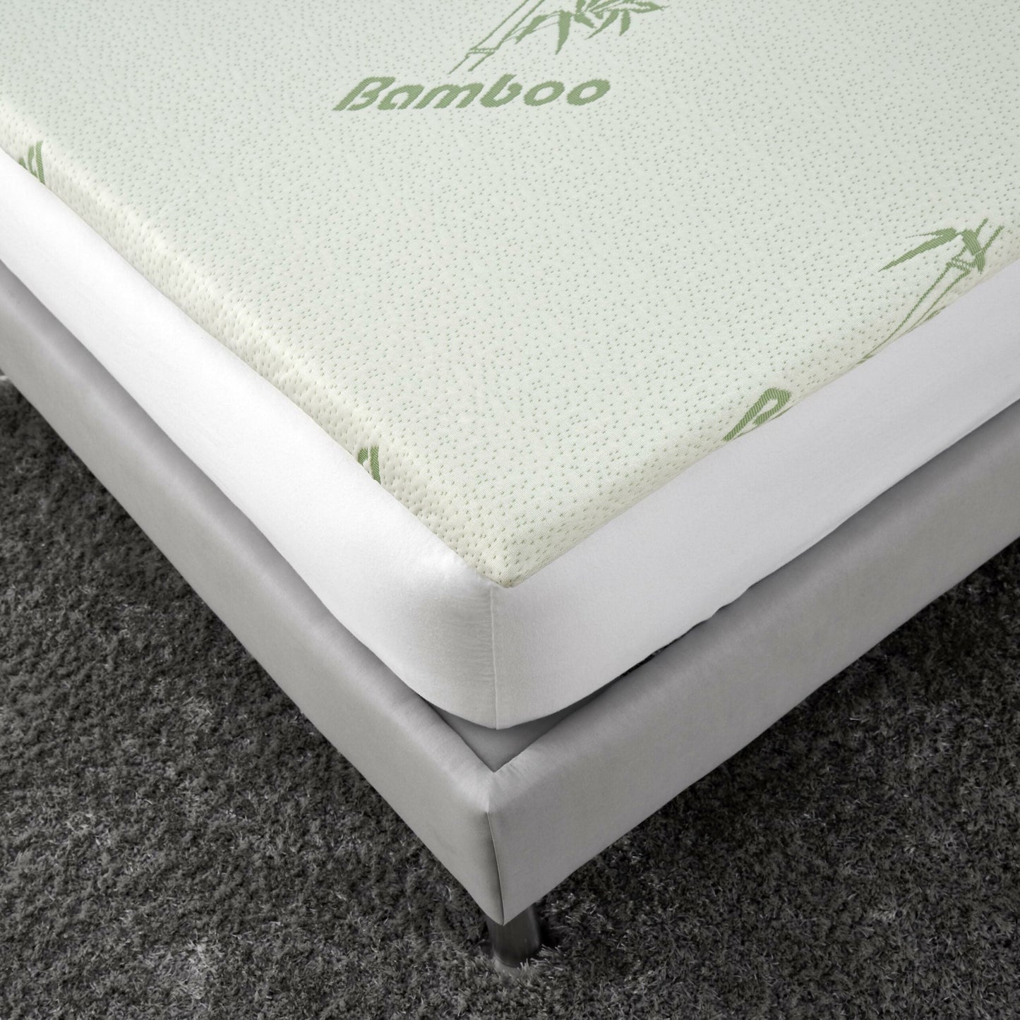 Surmatelas de luxe en bambou pour un confort et un soutien ultimes