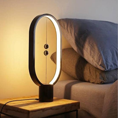 Lampe de table LED moderne en bois avec commande tactile et interrupteur magnétique