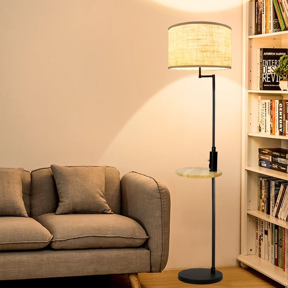 Lampadaire LED moderne pour salon, éclairage à hauteur réglable