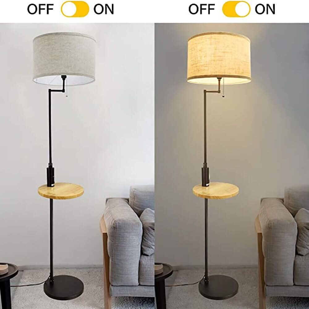 Lampadaire LED moderne pour salon, éclairage à hauteur réglable