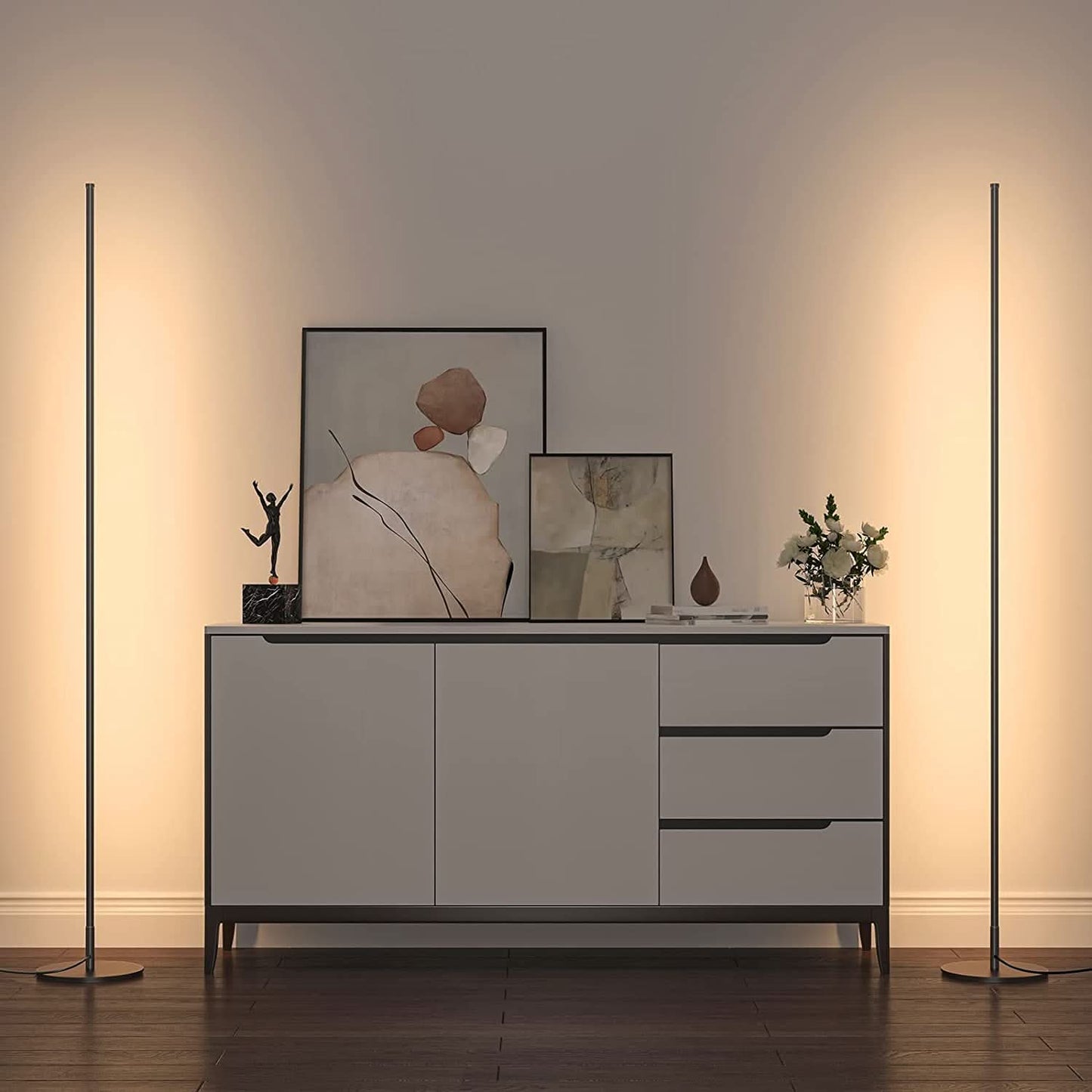 Lampadaire LED moderne pour salon, chambre et bureau à domicile