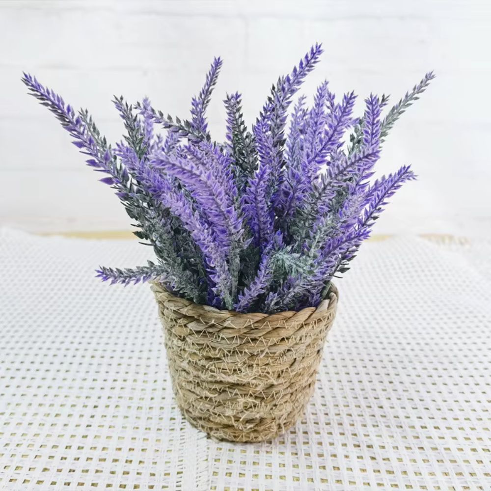 Mini plante artificielle en pot pour la décoration intérieure - Fausse plante grasse réaliste