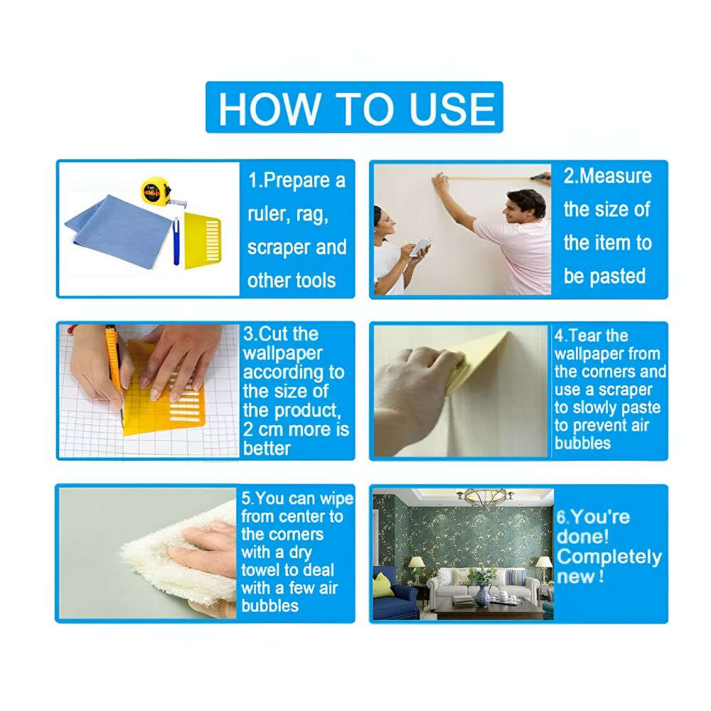 Papier peint floral amovible et repositionnable pour une décoration intérieure facile