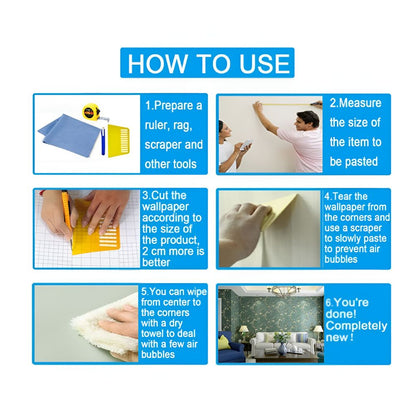 Papier peint floral amovible et repositionnable pour une décoration intérieure facile