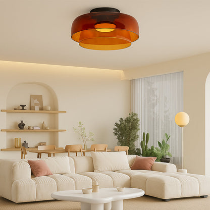 Stylish Green Glass Pendant Light | Modern Ceiling Lamp for Home
