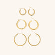 Eloise - Wide Round Hoops — made with care and attention to detail.