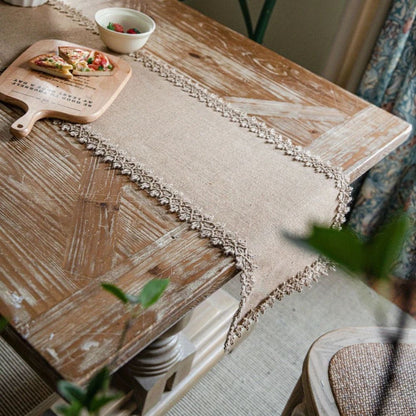 Jute Charm Boho Tischläufer