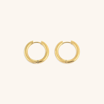 Bea - Classic Round Hoop Earrings — perfect for those who value comfort and design.