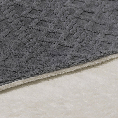 Neo Grijze Elektrische Kabelgebreide Verwarmde Deken