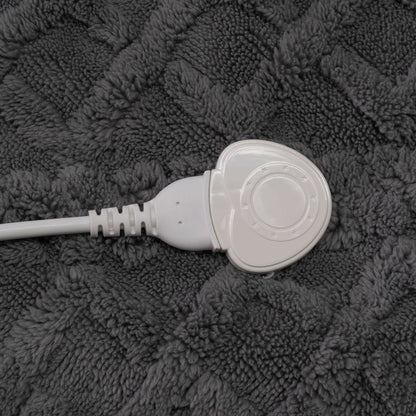 Neo Grijze Elektrische Kabelgebreide Verwarmde Deken