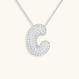 Esme - Bubble Initial Diamond Necklace — designed to inspire your lifestyle.