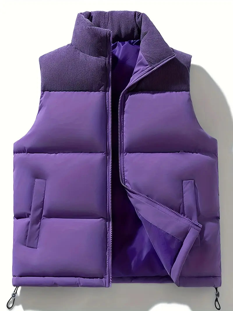 Gepolstertes Gilet - Reißverschluss - Bodywarmer - Pufferweste - Herren Gilet