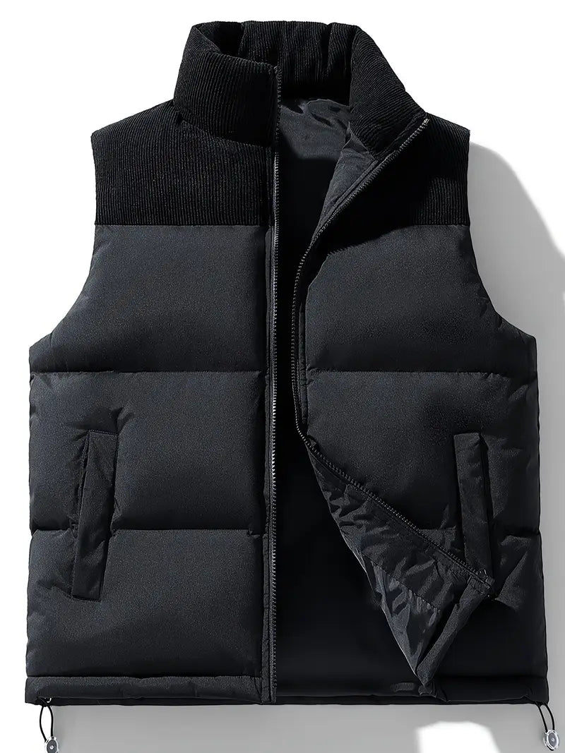 Gepolstertes Gilet - Mit Reißverschluss - Bodywarmer - Puffer-Weste - Herren Gilet