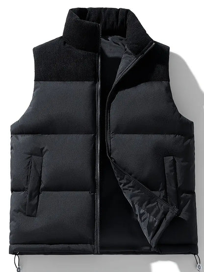 Gepolstertes Gilet - Reißverschluss - Weste - Puffer-Weste - Herren Gilet