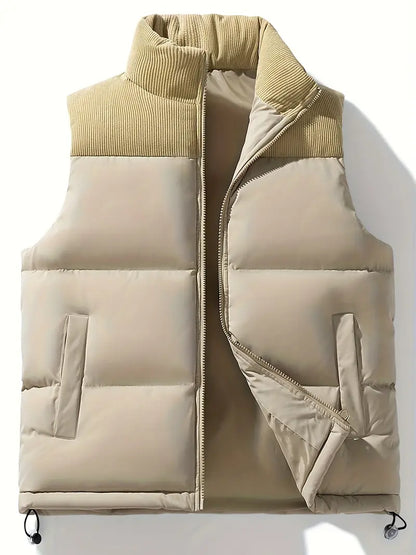Gepolstertes Gilet - Reißverschluss - Bodywarmer - Pufferweste - Herren Gilet