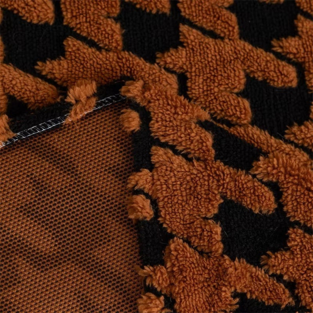 Cavalli Houndstooth Pluche Bankhoes