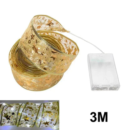 Weihnachtslichterband - Funkelband - Festliche Dekoration