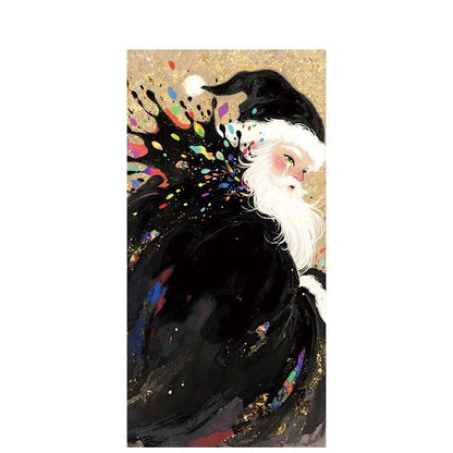 Christmas Door Decoration Panel – Festive Santa & Snowman Banner 90x180cm