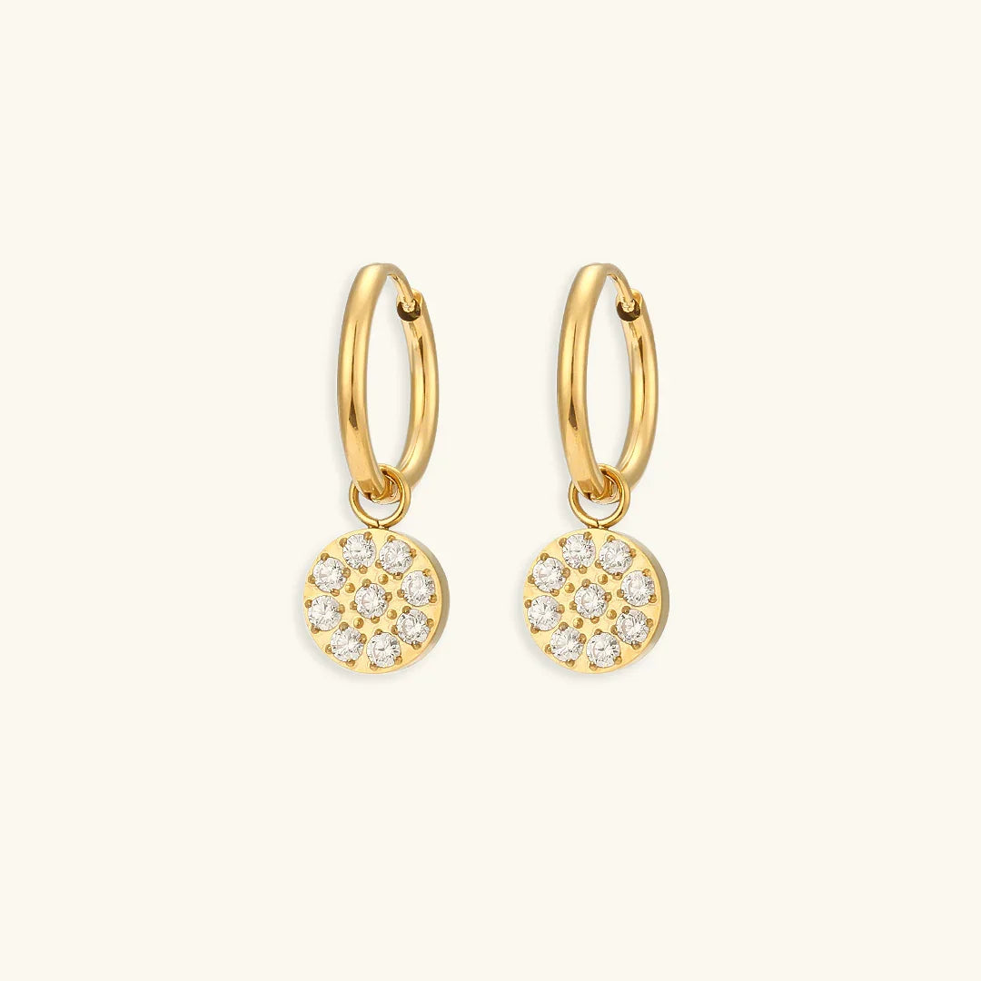 Renee - Gold Earrings — made with care and attention to detail.