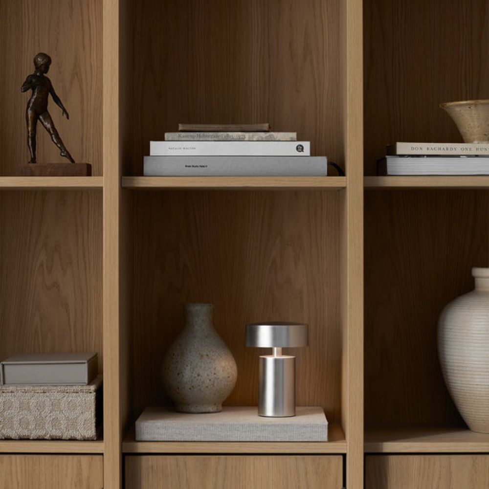 Lampe de table LED moderne - Design colonne élégant pour la maison et le bureau