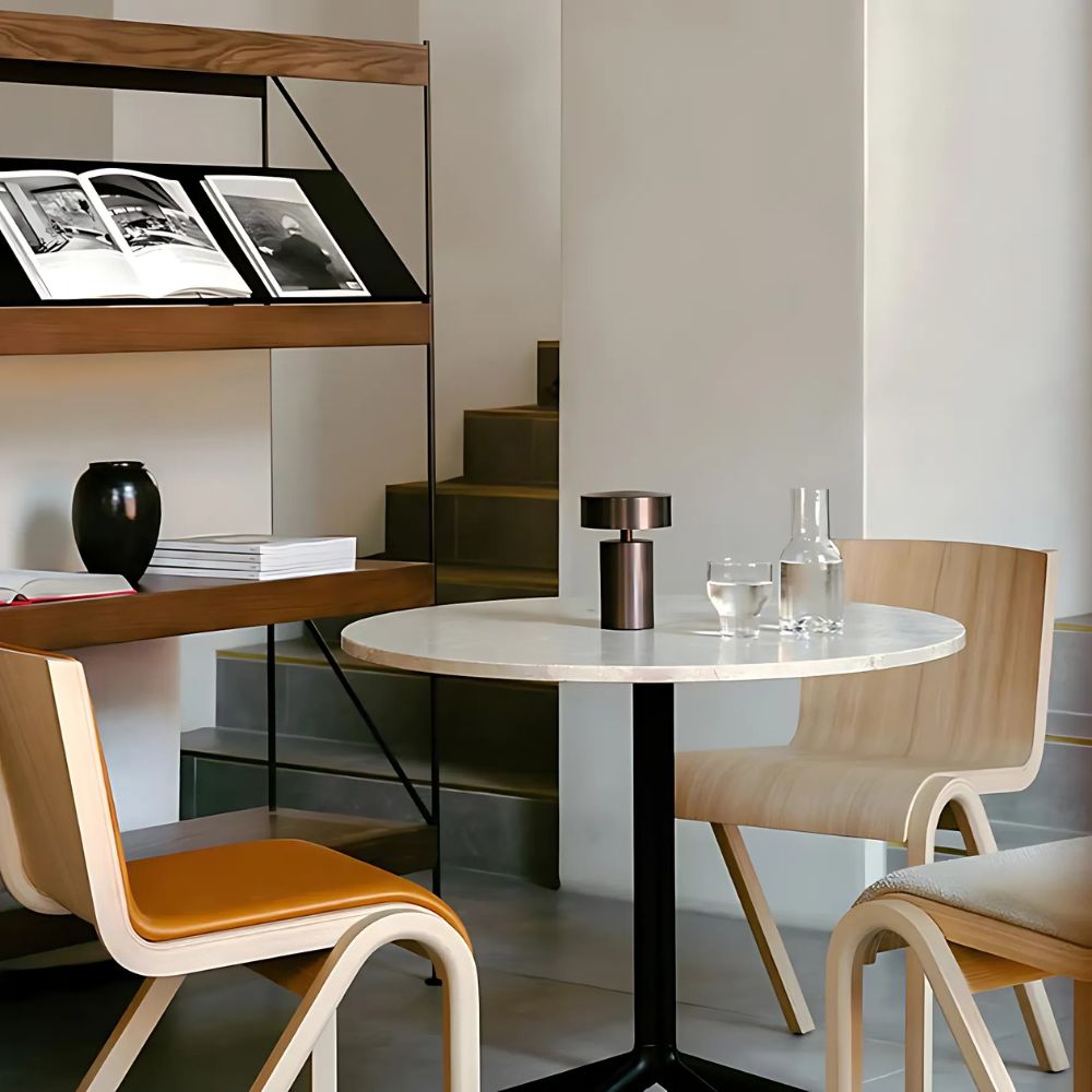 Lampe de table LED moderne - Design colonne élégant pour la maison et le bureau