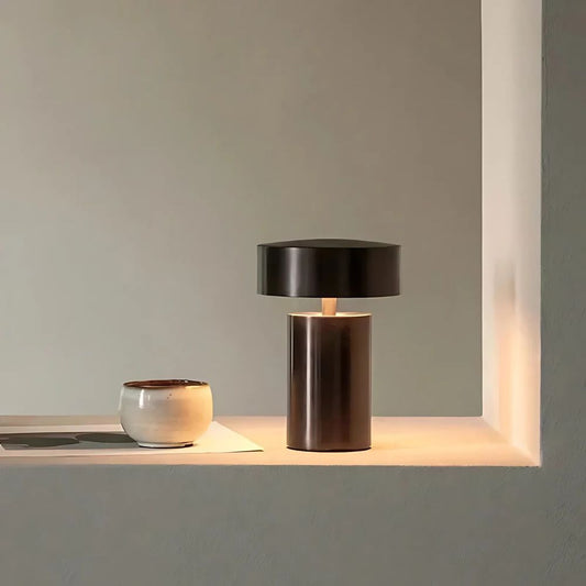 Lampe de table LED moderne - Design colonne élégant pour la maison et le bureau