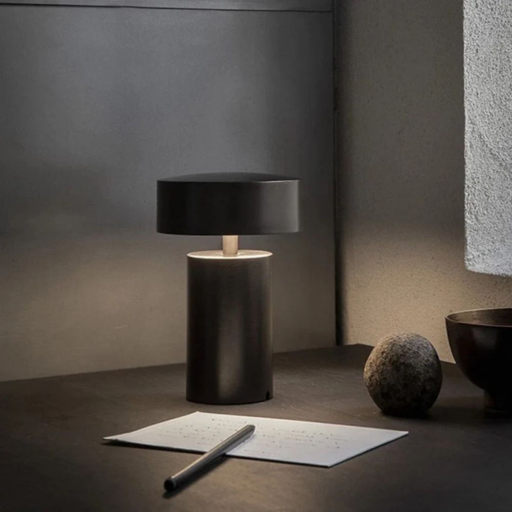 Lampe de table LED moderne - Design colonne élégant pour la maison et le bureau