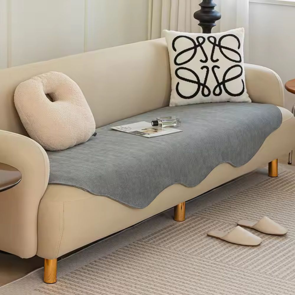 All-Season Stretch Sofa Cover for Contour Fit, Furniture Protector