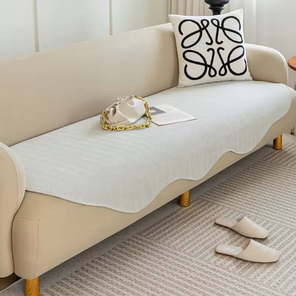 All-Season Stretch Sofa Cover for Contour Fit, Furniture Protector