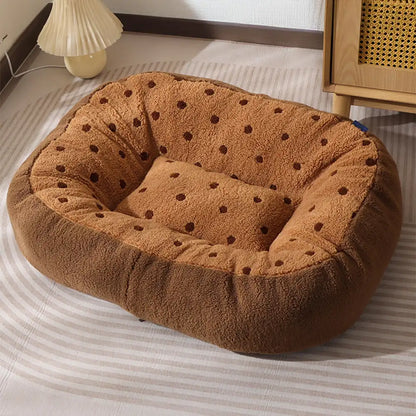 Cozy Plush Deep Sleep Dog Bed for Winter Comfort and Warmth