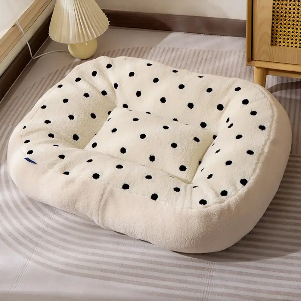 Cozy Plush Deep Sleep Dog Bed for Winter Comfort and Warmth