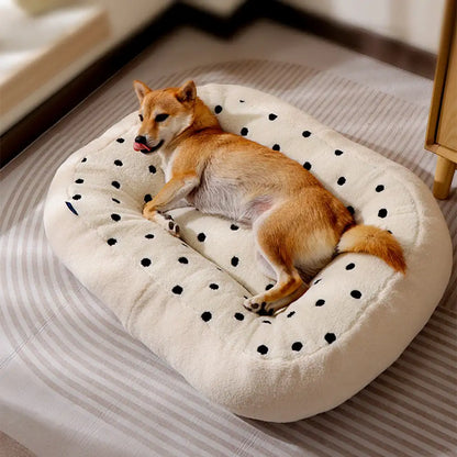 Cozy Plush Deep Sleep Dog Bed for Winter Comfort and Warmth