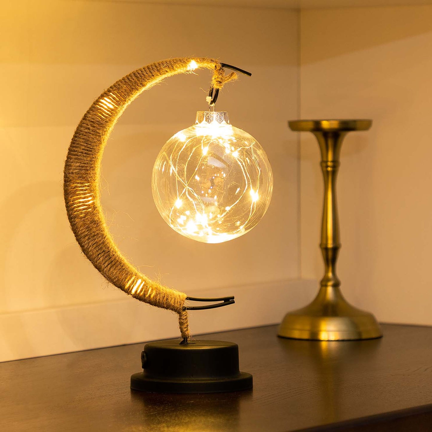 Lampe de table Lune pour salon - Veilleuse élégante et décoration intérieure