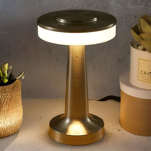 Touch Sensor LED Table Lamp - Dimmable, Modern Night Light for Home