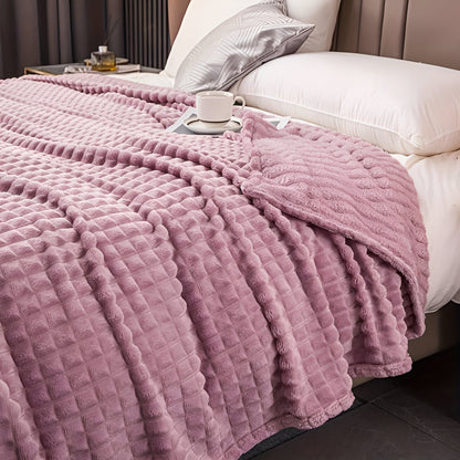 Ultra-Soft Plaid Weighted Blanket for Ultimate Comfort and Warmth
