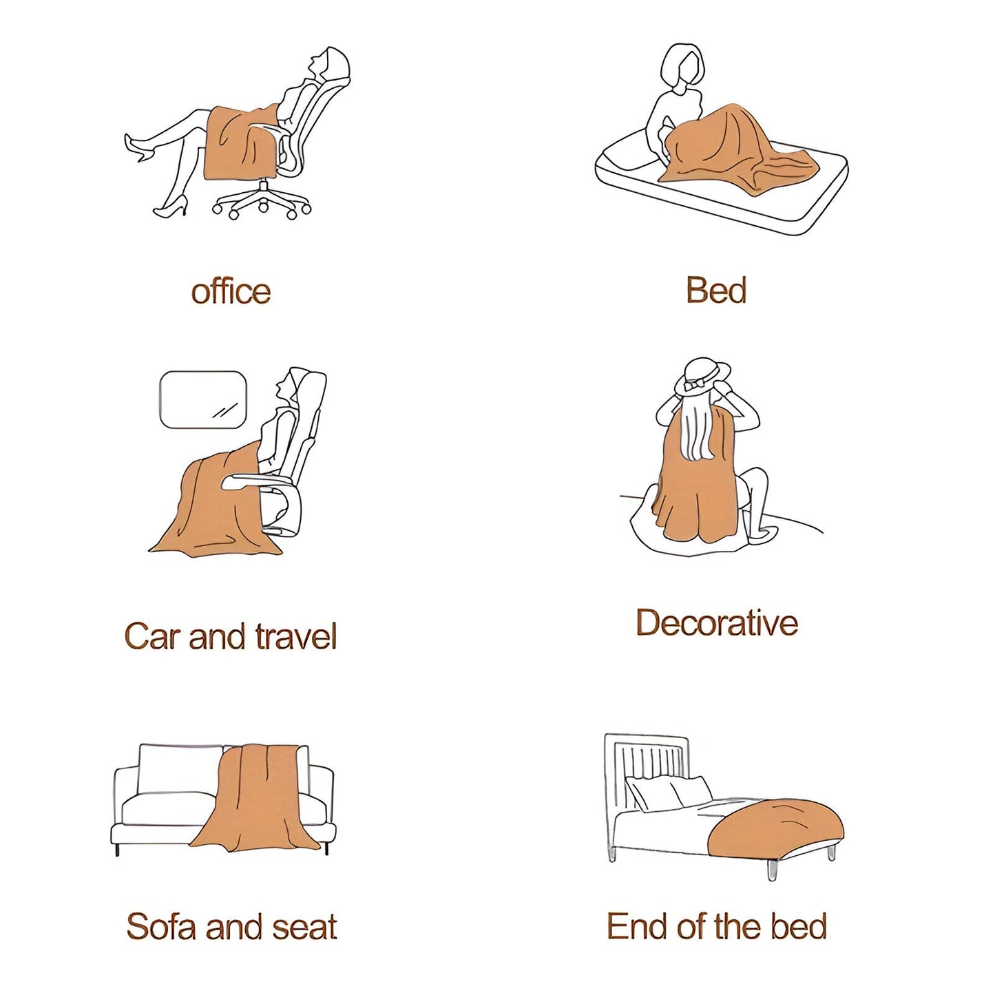 Ultra-Soft Plaid Weighted Blanket for Ultimate Comfort and Warmth