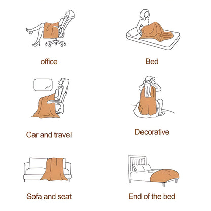 Ultra-Soft Plaid Weighted Blanket for Ultimate Comfort and Warmth