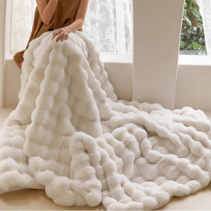 Couverture lestée en peluche douce pour un confort et une chaleur ultimes