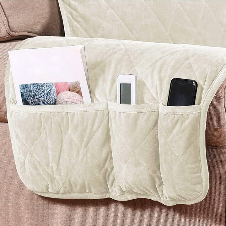 Washable Velvet Sofa Cover for 3-Seater Couch - Non-Slip Pet Protector