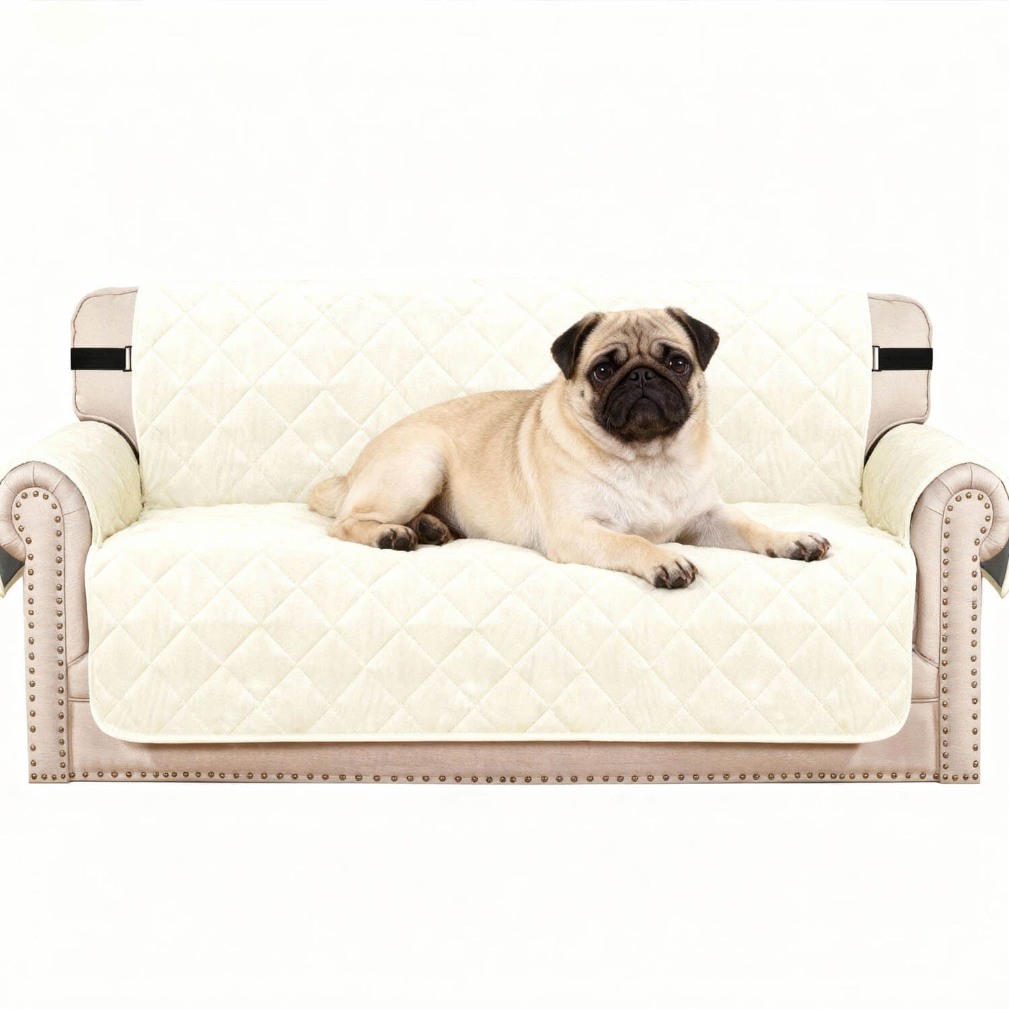 Washable Velvet Sofa Cover for 3-Seater Couch - Non-Slip Pet Protector