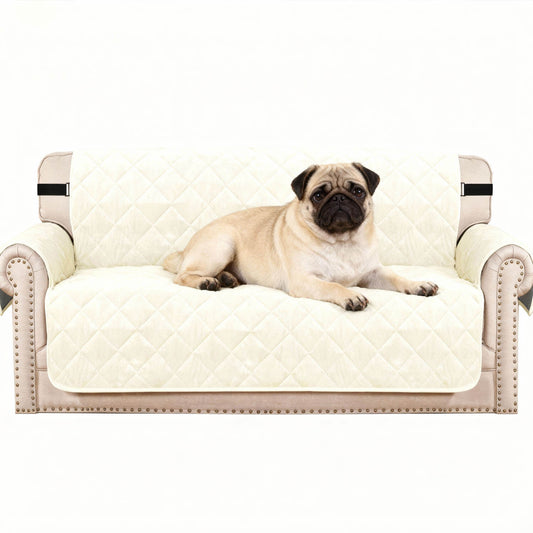 Washable Velvet Sofa Cover for 3-Seater Couch - Non-Slip Pet Protector