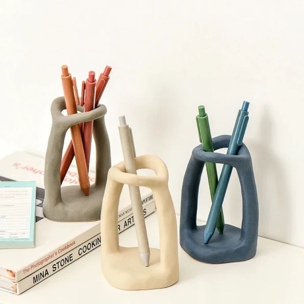 Curva Stone Loop Storage Organizer for Home & Office Desk