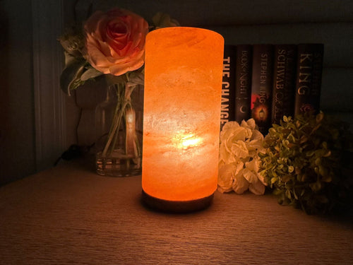 Lampe de sel naturel de l'Himalaya - Lampe décorative en cristal de sel pour la maison et le bien-être