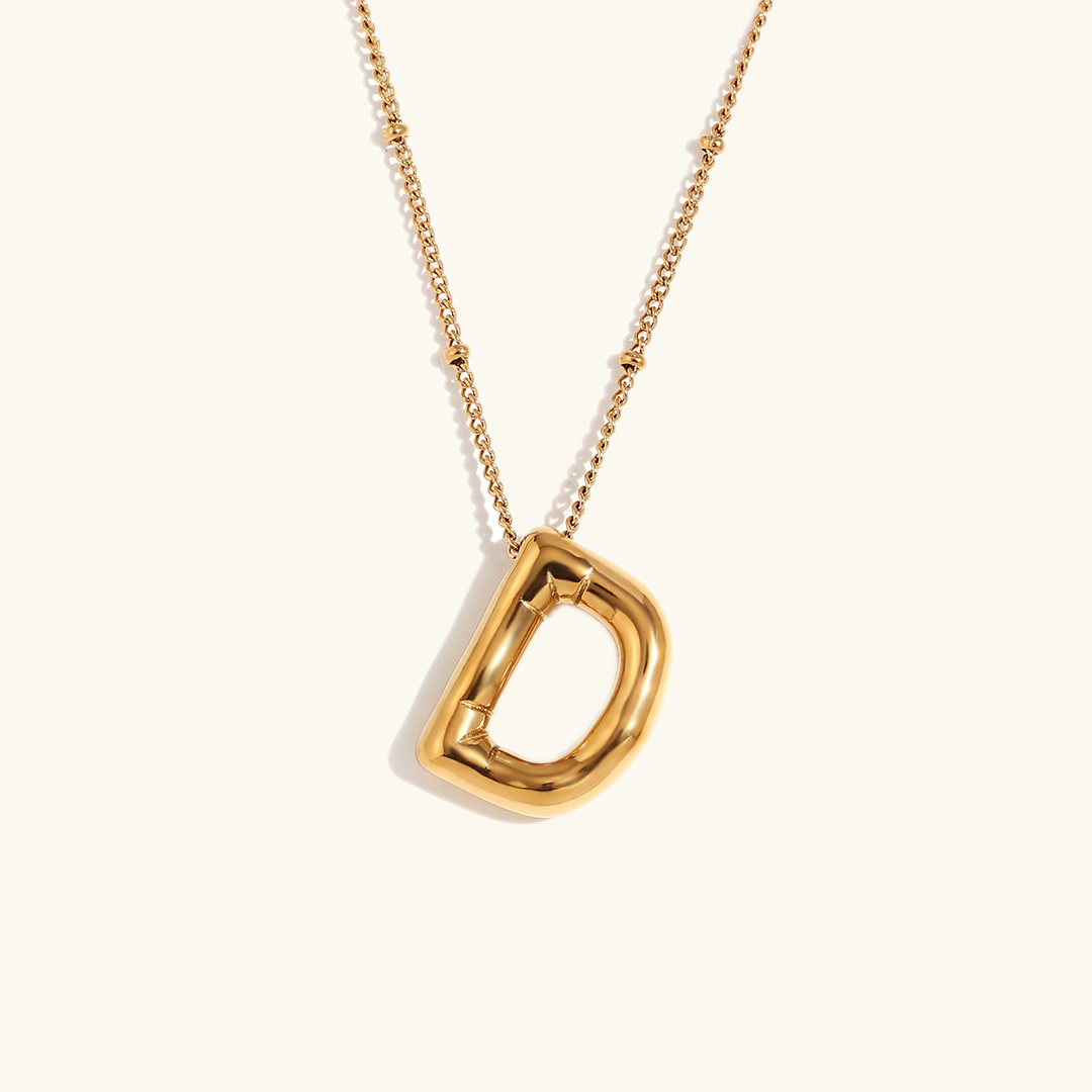 Arabella - Balloon Letter Initial Necklace — crafted for everyday quality.