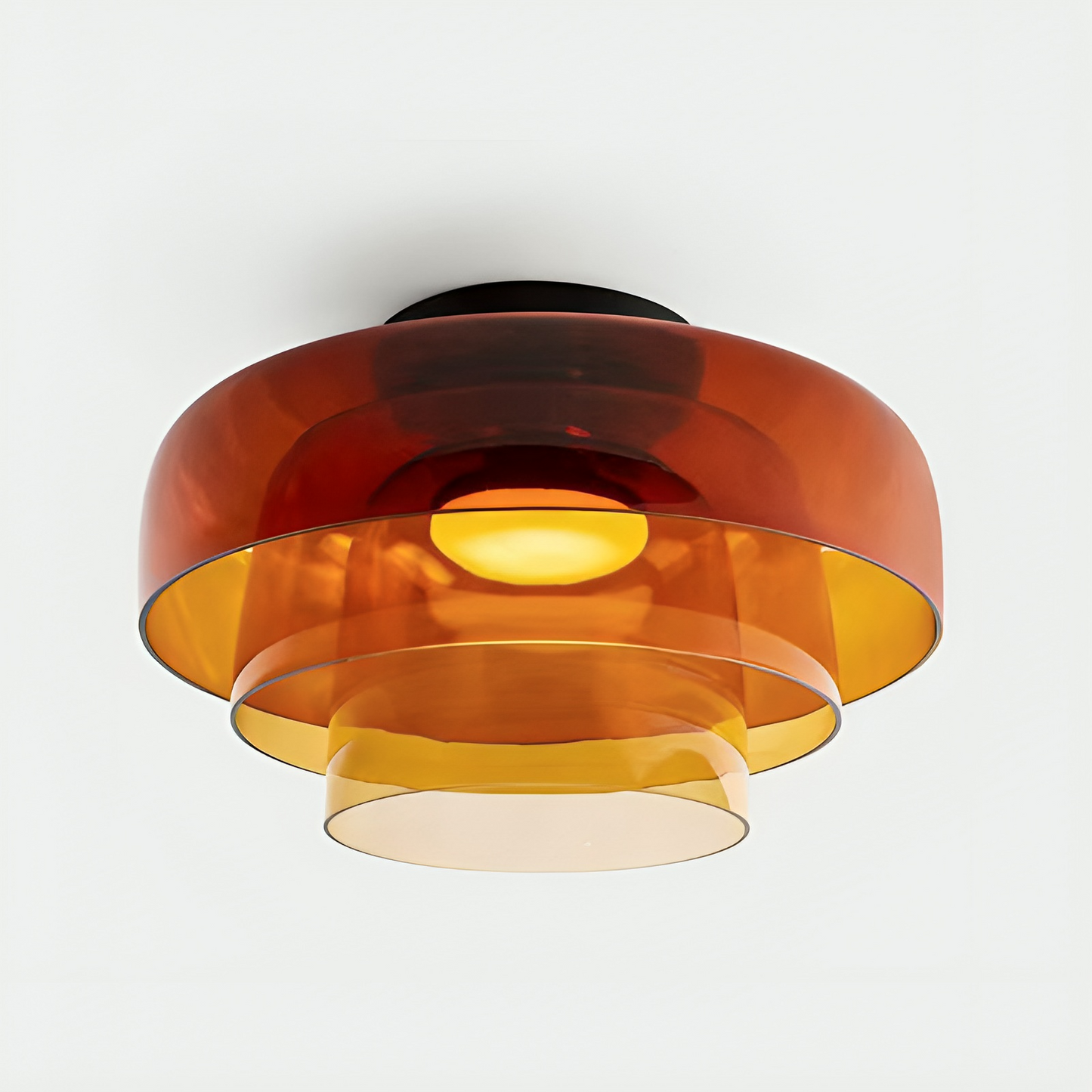 Nordic Bauhaus Verre Geschichtete Pendelleuchte