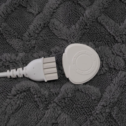 Neo Grijze Elektrische Kabelgebreide Verwarmde Deken