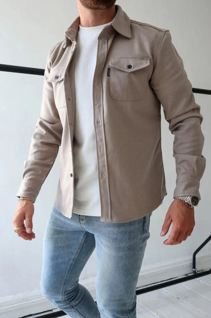 Veste surchemise homme | Lässige Schicht mit sauberem et modernem Schnitt